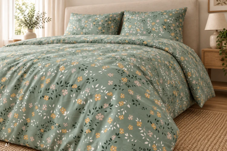 Pościel 160x200 + 2 Poszewki 50x70 100% Bawełna P2067 Harmony Collection Famitex
