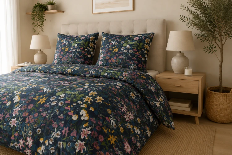 Pościel 160x200 + 2 Poszewki 50x70 100% Bawełna P2102 Harmony Collection Famitex