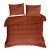 Pościel 160x200 + 2 Poszewki 100% Bawełna Verona Ceglasta Eurofirany
