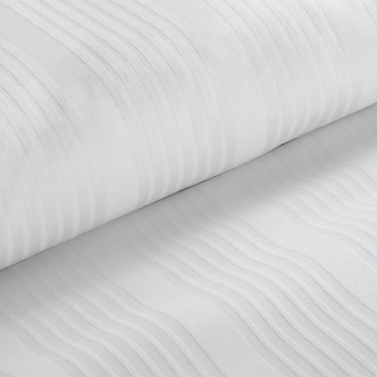 Pościel 220x200 + 2 Poszewki 100% Bawełna Verona Biała Eurofirany