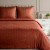 Pościel 220x200 + 2 Poszewki 100% Bawełna Verona Ceglasta Eurofirany