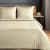 Pościel 220x200 + 2 Poszewki 100% Bawełna Verona Kremowa Eurofirany