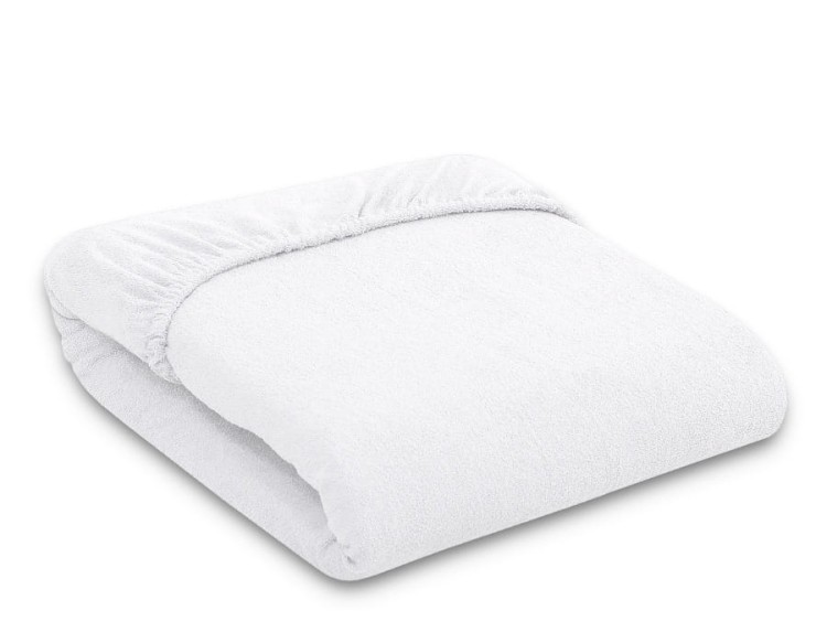 Prześcieradło Dziecięce FROTTE z gumką 70x140 Białe