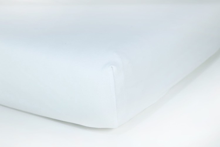 Prześcieradło z gumką 90x200 cm Białe Jersey Famitex